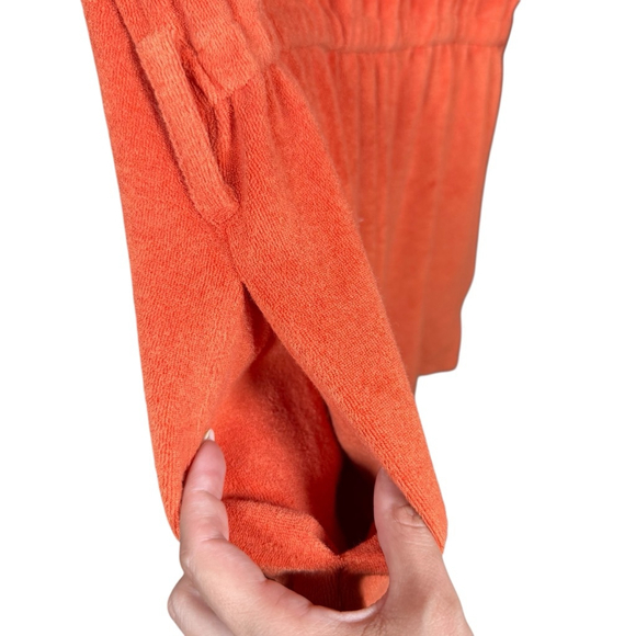 Beach Riot Gia‎ Terry Cloth Romper Orange Size M - Picture 5 of 6